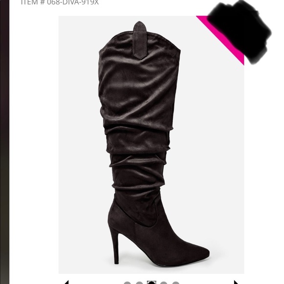 NWT Faux Suede Pointed Toe Wide WidthBoot(10W)2(9W - Picture 1 of 8